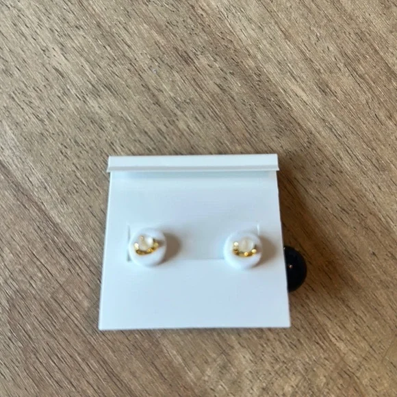 Gorjana NWT Newport Gemstone Double Drop EarringsBlue Sandstone